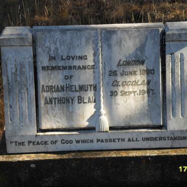 BLAU Adrian Helmuth Anthony 1890-1947