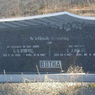 BOTHA C.S.1903-1967 &amp; C.J. 1907-1997