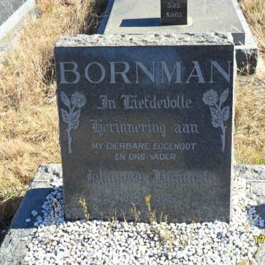 BORNMAN Johannes Hendrik 1894-1962