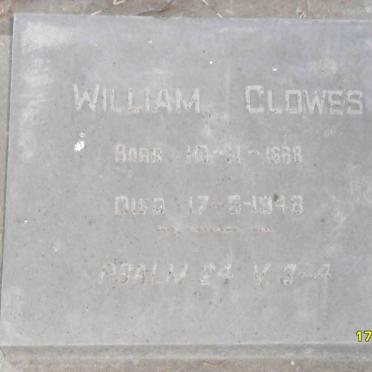 CLOWES William 1888-1943