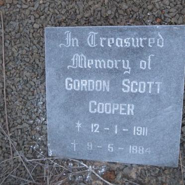 COOPER Gordon Scott 1911-1984