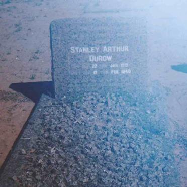 DUROW Stanley Arthur 1919-1940