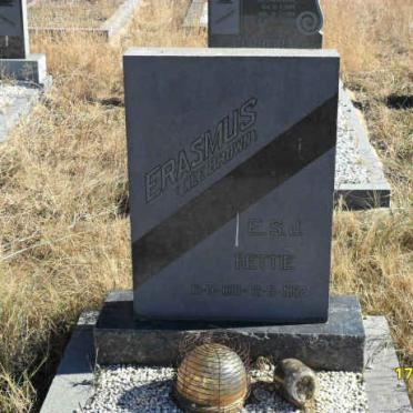 ERASMUS E.S.J. nee BROWN 1910-1962