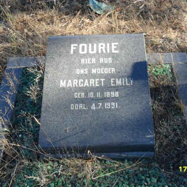 FOURIE Margaret Emily 1898-1991
