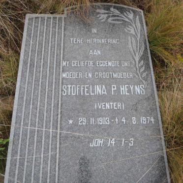 HEYNS Stoffelina P. nee VENTER 1903-1974