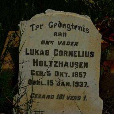 HOLTZHAUSEN Lukas Cornelius 1857-1937