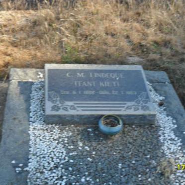 LINDEQUE C.M. 1882-1963