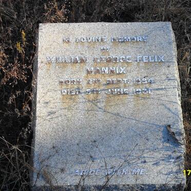 MANNIX William George Felix 1884-1931