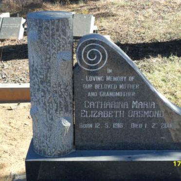 ORSMOND Catharina Maria Elizabeth 1916-2000