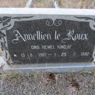 ROUX Annellien, le 1961-1982