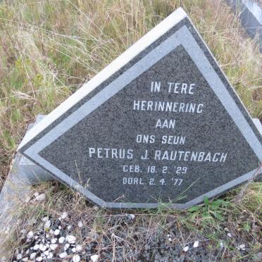 RAUTENBACH Petrus J. 1929-1977
