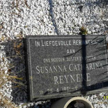 REYNEKE Susanna Catharina 1951-2003