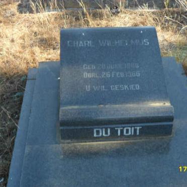 TOIT Charl Wilhelmus, du 1888-1966