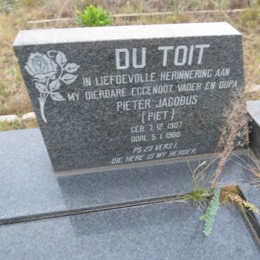 TOIT Pieter Jacobus, du 1907-1980