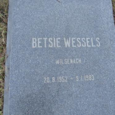 WESSELS Betsie nee WILSENACH 1952-1983