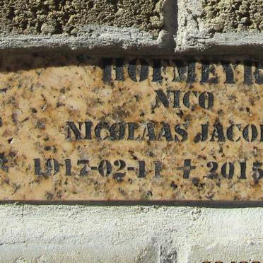 HOFMEYR Nicolaas Jacobus 1917-2015