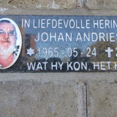 HEYNS Johan Andries 1965-2019