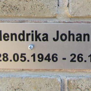 KOK Hendrika Johanna 1946-2016