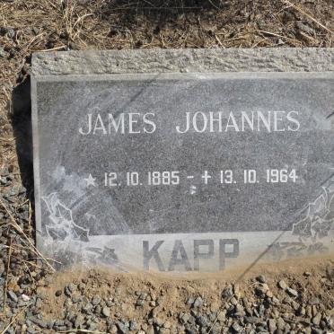 KAPP James Johannes 1885-1964