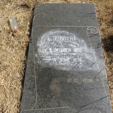 BOTHA P.J. 1955-1978