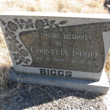 BIGGS Cornelia Isobel 1906-1975