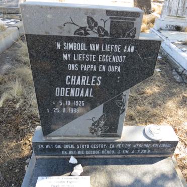 ODENDAAL Charles 1925-1989