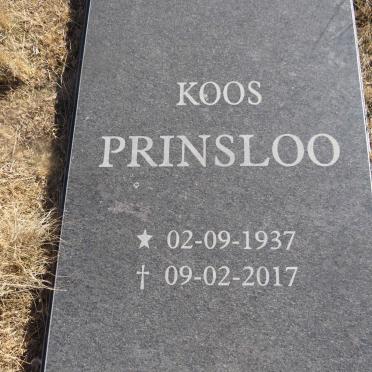 PRINSLOO Koos 1937-2017