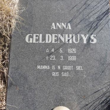 GELDENHUYS Anna 1926-1998