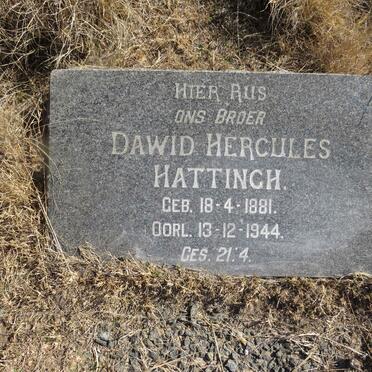 HATTINGH Dawid Hercules 1881-1944