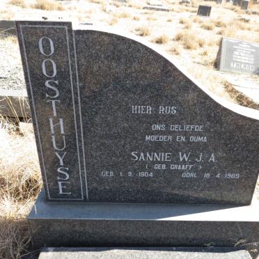 OOSTHUYSE Sannie W.J.A. nee GRAAFF 1904-1989