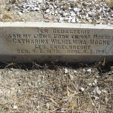 MOCKE Catharina Wilhelmina nee ENGELBRECHT 1879-1941