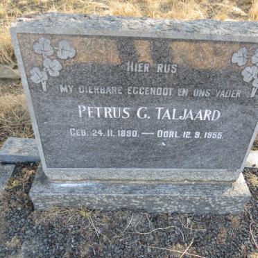 TALJAARD Petrus G. 1890-1955