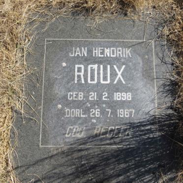 ROUX Jan Hendrik 1898-1967