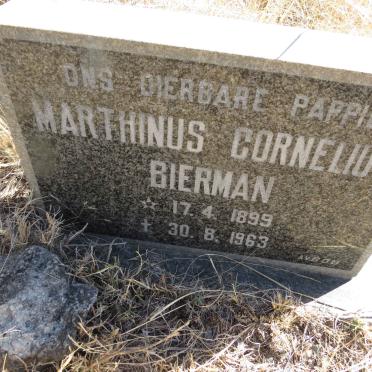 BIERMAN Marthinus Cornelius 1899-1963