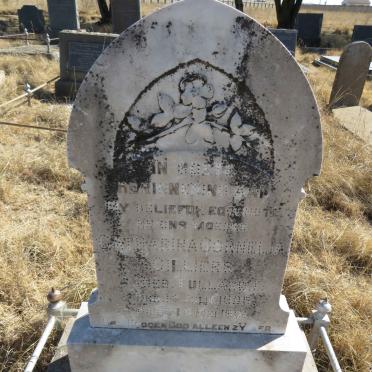 CILLIERS Catharina Cornelia nee FULLARD 1905-1931