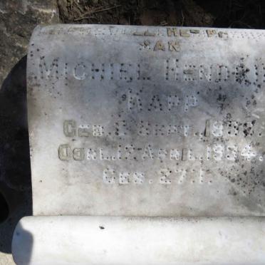 KAPP Michiel Hendrik 1933-1934