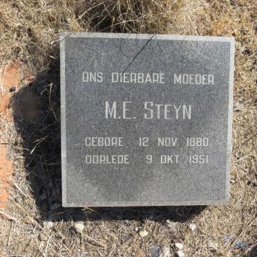 STEYN M.E. 1880-1951