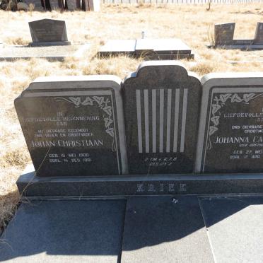 KRIEK Johan Christiaan 1900-1981 &amp; Johanna Catharina OOSTHUYSE 1903-1995