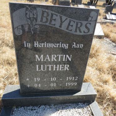 BEYERS Martin Luther 1912-1999