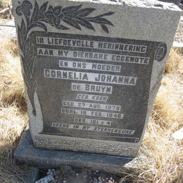 BRUYN Cornelia Johanna, de nee KOEN 1878-1948