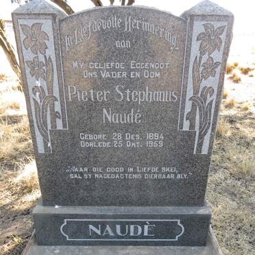 NAUDE Pieter Stephanus 1894-1959