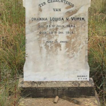 VUREN Johanna Louisa, V. 1894-1914