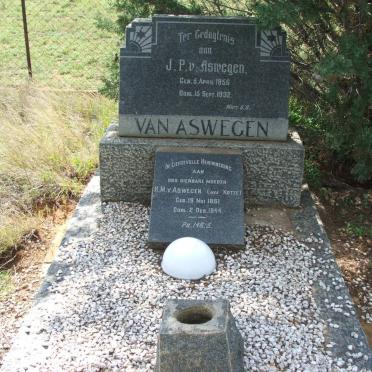 ASWEGEN J.P., van 1856-1932 &amp; H.M. KOTZE 1861-1944