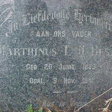 BESTER Marthinus T.J. 1869-1941