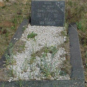 TONDER Daniel Francois, van 1904-1959