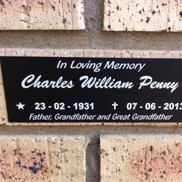 PENNY Charles William 1931-2013