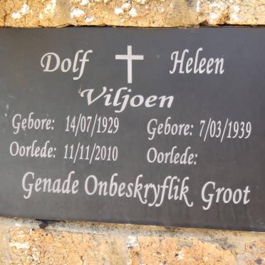 VILJOEN Dolf 1929-2010 &amp; Heleen 1939-