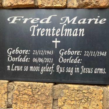 TRENTELMAN Fred 1943-2021 & Marie 1948-