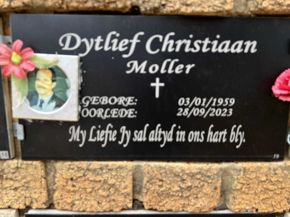 MOLLER Dytlief Christiaan 1959-2023