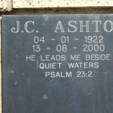 ASHTON J.C. 1922-2000